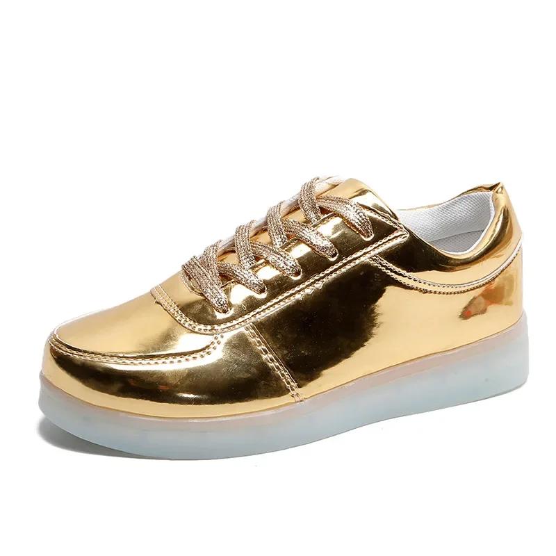 Maogu 2024 Adult Unisex Womens Mens Kid Luminous Sneakers Glowing USB Charge Boys LED Colorful Light-up Shoes Girls Footwear