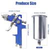 SHGO-For Automotive And DIY Projects Compatible HVLP Spray Paint Gun Kit-5 Nozzles Included 1000Cc Cup