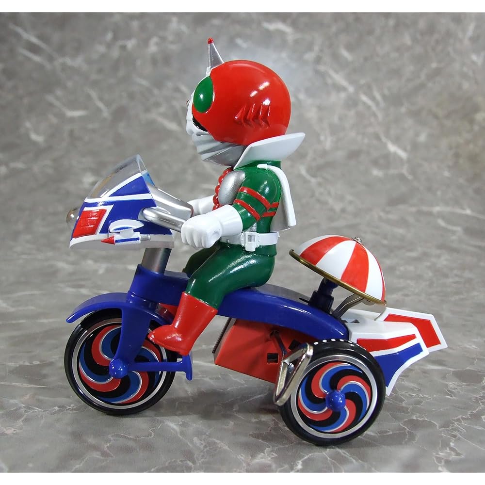 ART STORM EX Tricycle "Kamen Rider V3" Kamen Rider V3 B-Type Wind-Up Tricycle Figure