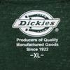 Dickies Short sleeve T-shirt XL Deep green Plain Men's Used