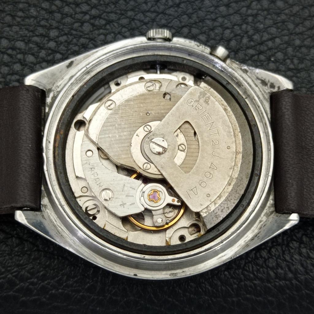 VINTAGE ORIENT CRYSTAL AUTOMATIC 46941 JAPAN MENS ORIGINAL DIAL WATCH A700721-5 R204-a700721