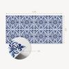 Vinyl Panel With A Motif For Easy Wall Transformation 120x60 cm Floral Pattern With Ornaments