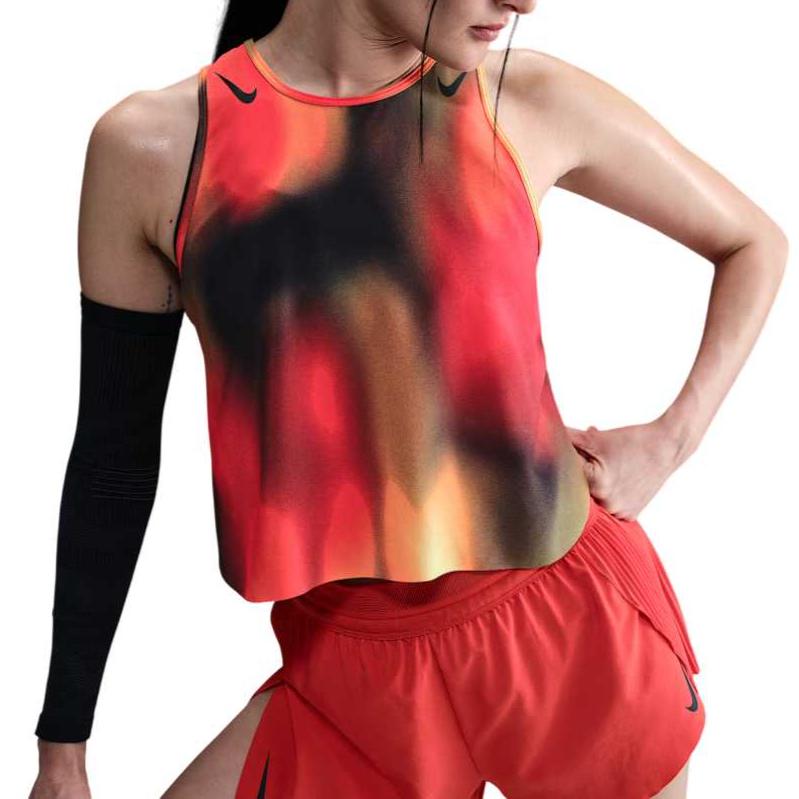 

Nike Aeroswift Dri-Fit Comfortable Casual Fashion Versatile Sports Vest Women Tops Light-Lemon-Yellow IB1095-736 M