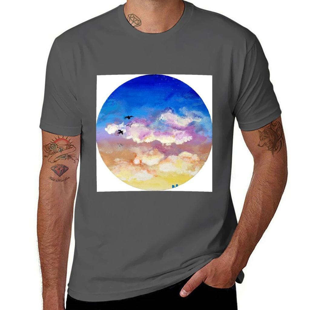 Sunrise Clouds Tshirt Basic Comfort Fit Tshirt For Unisex