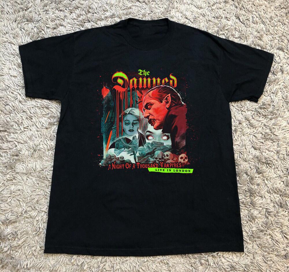 

RARE The Damned Black Cotton All size S-345XL Unisex Shirt Unisex T-Shirt M