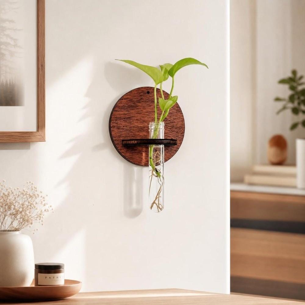 Home Ornaments Wall Mounted Planter Vase Flower Pot Wall Decoration Living Room