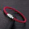 Men Women Stainless Steel Magnet Buckle 100% Waterproof String Rope Wrap Bracelet Unisex Handmade Surfer Beach Bracelet
