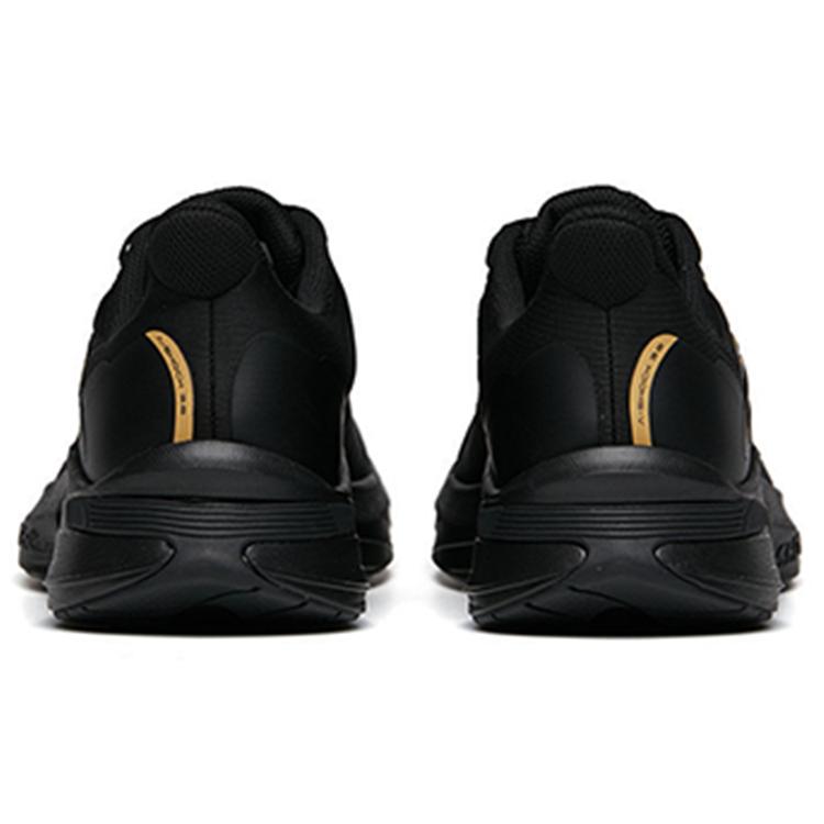 Anta DuCi1 Comfortable Cushioning Slip Resistant Abrasion Resistant Breathable Low Top Running Shoes Men's Black 112215520-1