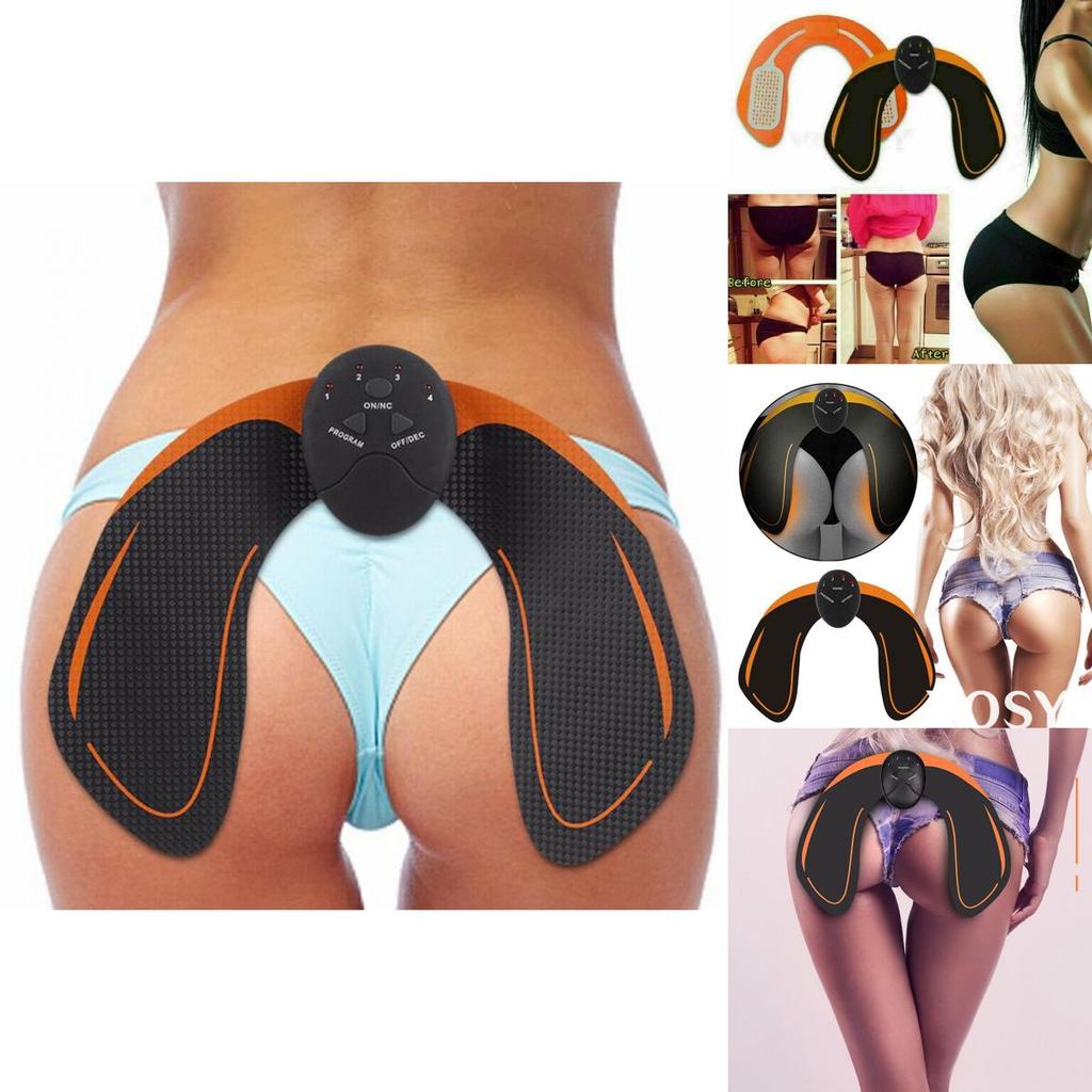 Ems Butt Lifting Trainer For Men And Women Pu Material Portable Fitness Device
