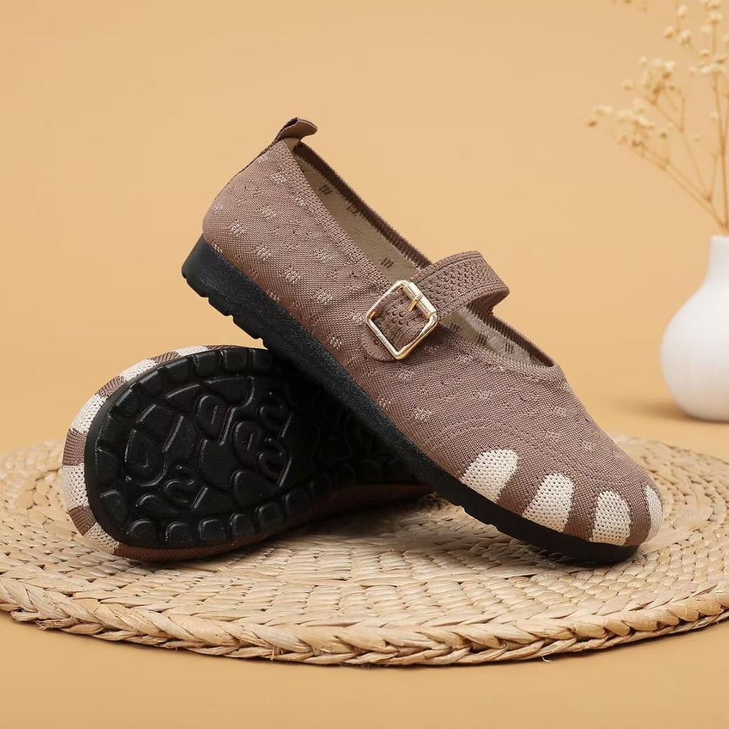 Neue fliegende gewebte Schuhe weiche Sohle rutschfest atmungsaktiv leicht einzelne Schuhe vielseitige Freizeitschuhe