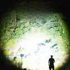 Torcia elettrica a luce forte in ABS Torcia telescopica portatile per esterni COB con luci laterali Torcia a doppia sorgente luminosa