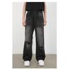 Lange Hosen Herren High Street Hip-Hop Gewaschene Lockere Gerade Hosen Gerade Lockere Jeans für Herren Modische und Bequeme Hosen