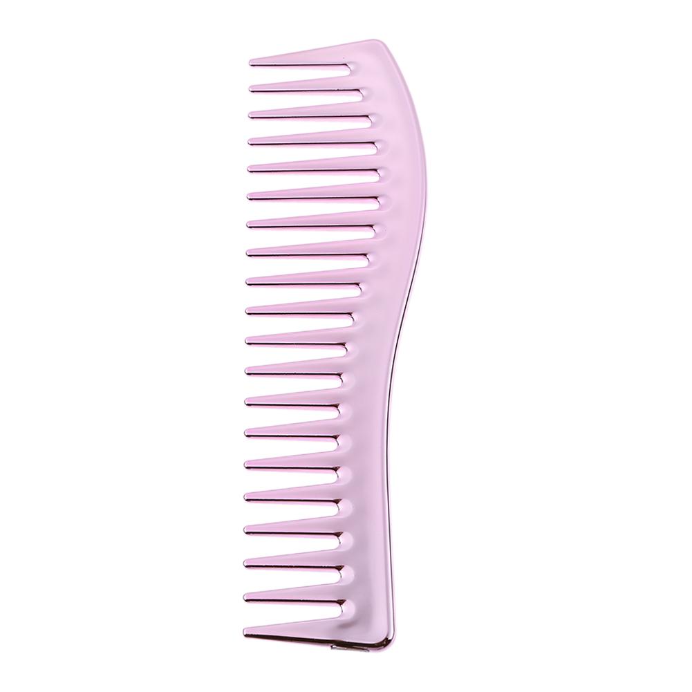 Resin Electroplating Hairdressing Comb Scalp Massage Hair Brush Large Wide Tooth Comb Detangling Comb for Men Women Salon