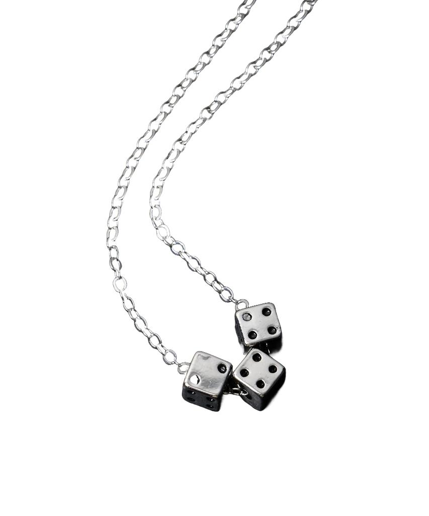 WEGO Necklace with 3D Korean Perfect for Everyday and Size Pattern 1 3-Strand Motif, Style, Silver, Gift, Wear, Spring, Summer, Autumn, Winter, Men's,