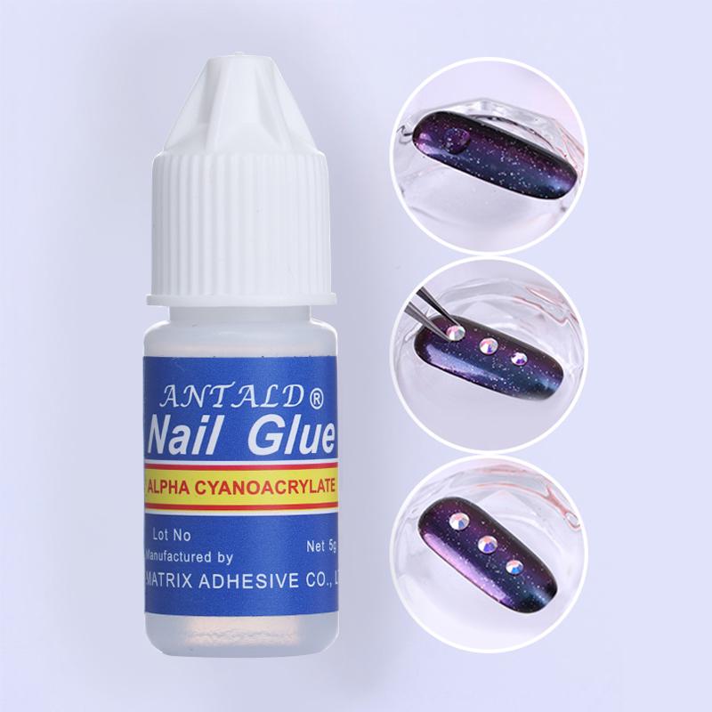 Nail Glue Acrylic French Art False Tips 3D Decoration Glue Nail Art Manicure Tools DIY Design