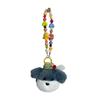Plush Dog Phone Charm With Cartoon Hat For Gift And Decoration
