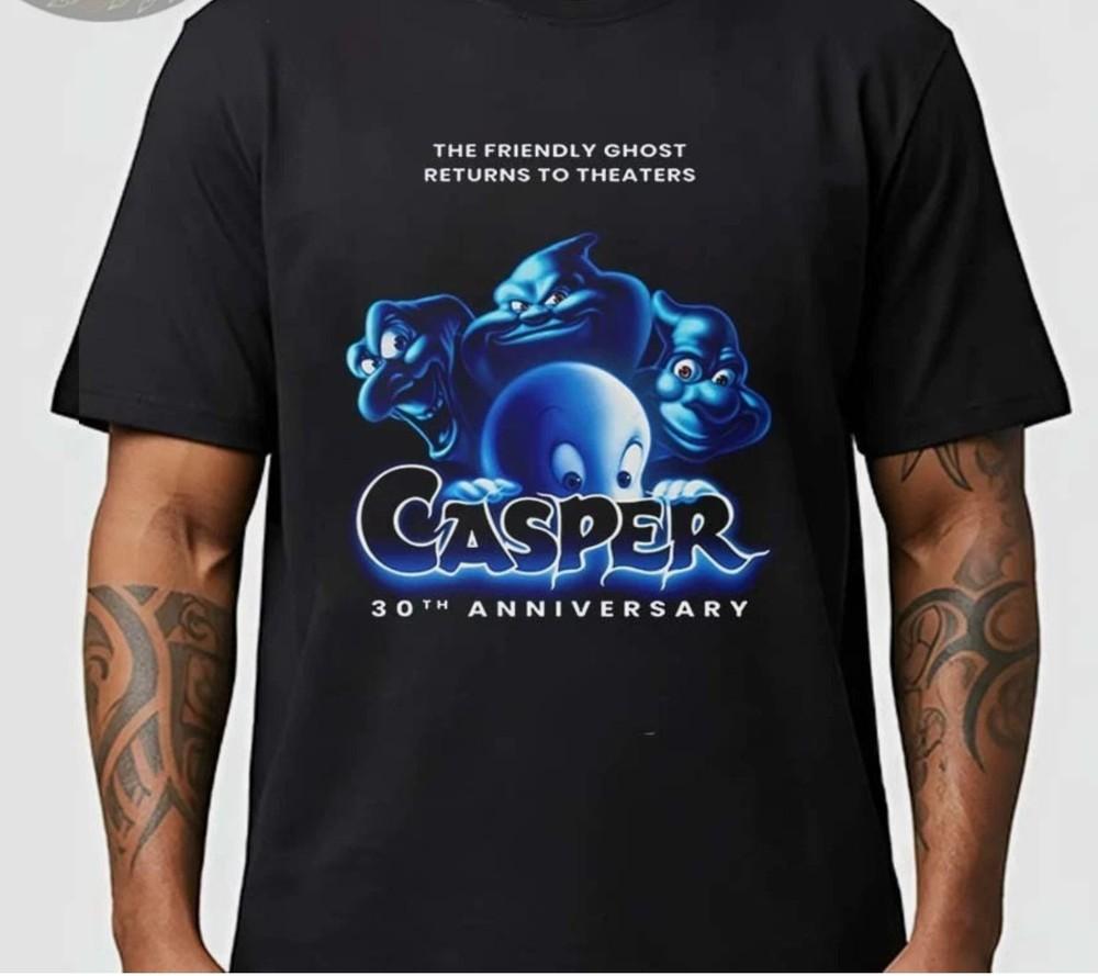 

Каспер Фильм Дружелюбный Призрак-Отпразднуйте 30-летие Унисекс Футболка 2XL