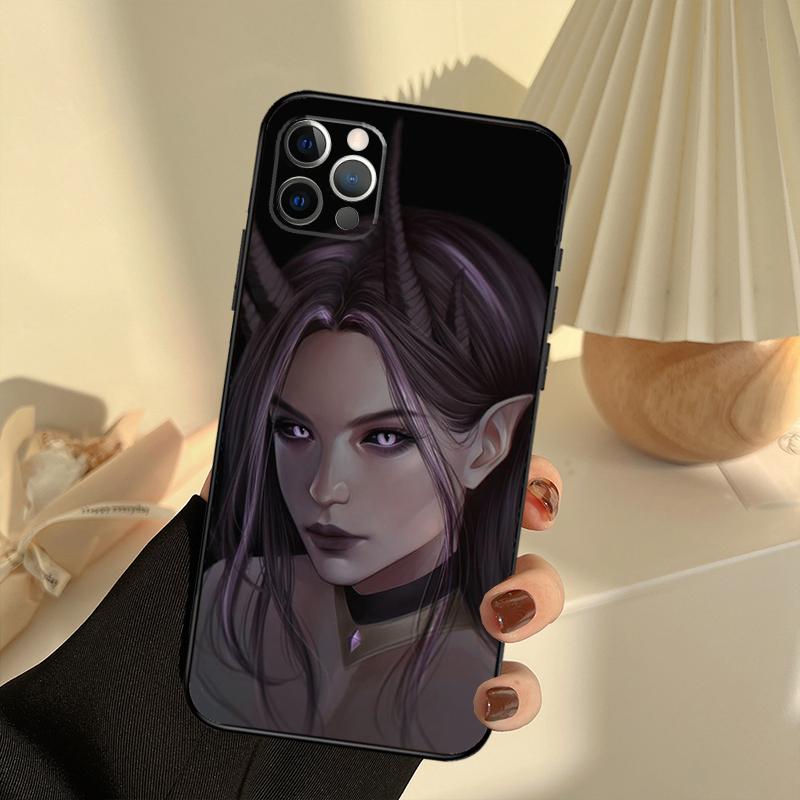 Devil Woman Phone Case For iPhone 16 14 13 12 11 15 17 Pro Max 13 mini 15 16 Plus 16e 17 Air Cover Funda