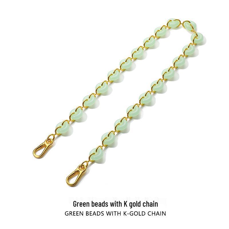 Donut Resin Acrylic Alloy Chain Strap for Shoulder, Crossbody & Underarm Bags