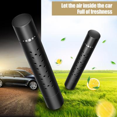 6 Teile/satz Metall Rotierenden Ende Auto Aromatherapie Clip mit 5 Zylindrischen Nachfüllstäbchen Für Ätherische Öle Kompakte Größe Praktische Duft Automatische Entlüftung