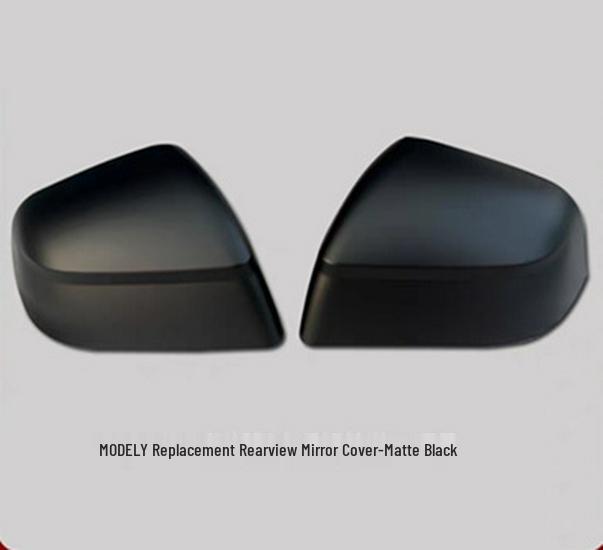 Tesla Model Y/3 Carbon Fiber Texture Rearview Mirror Cover – Backup Camera Shell Protector