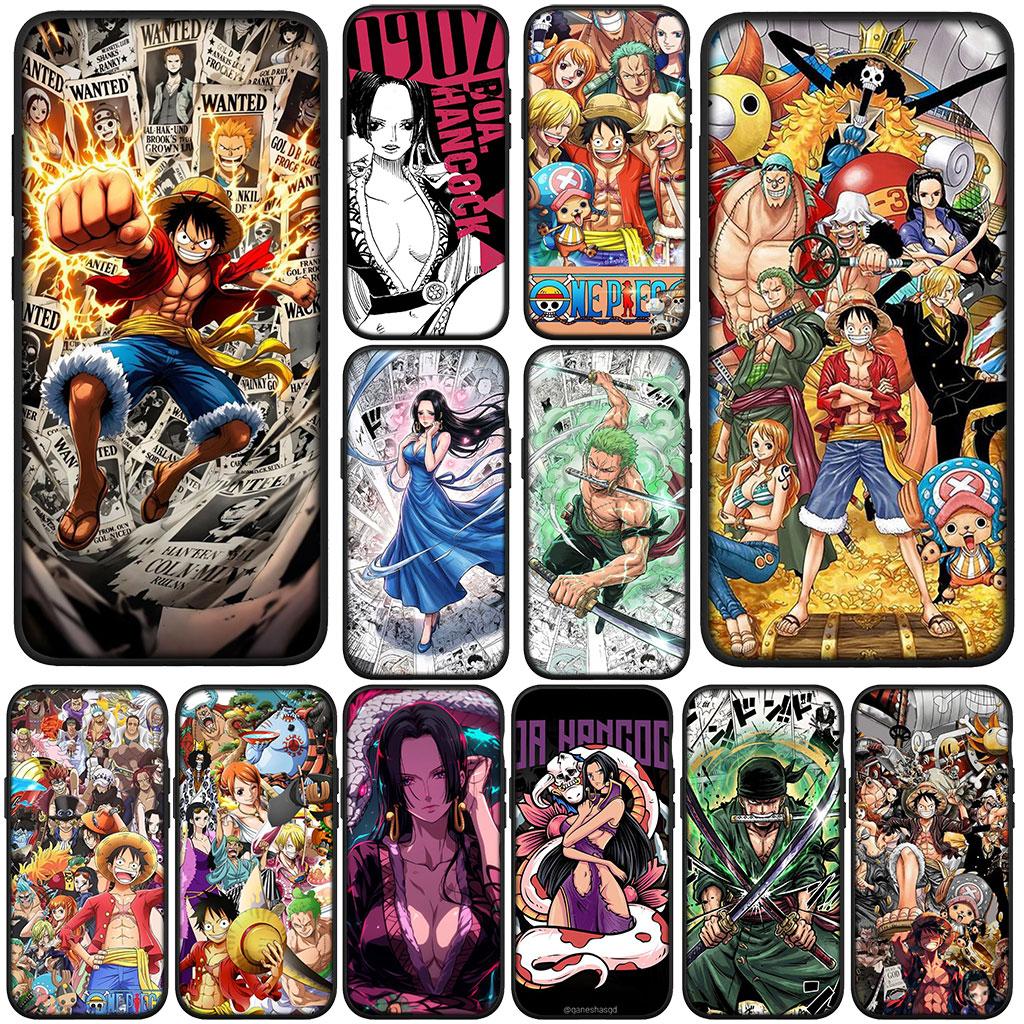 Luffy Boa Hancock Zoro One Pieces Casing Phone Cover for Apple iPhone 16 15 14 11 Pro Max 7 8 Plus SE2 SE3 SE 2022 2020 Case