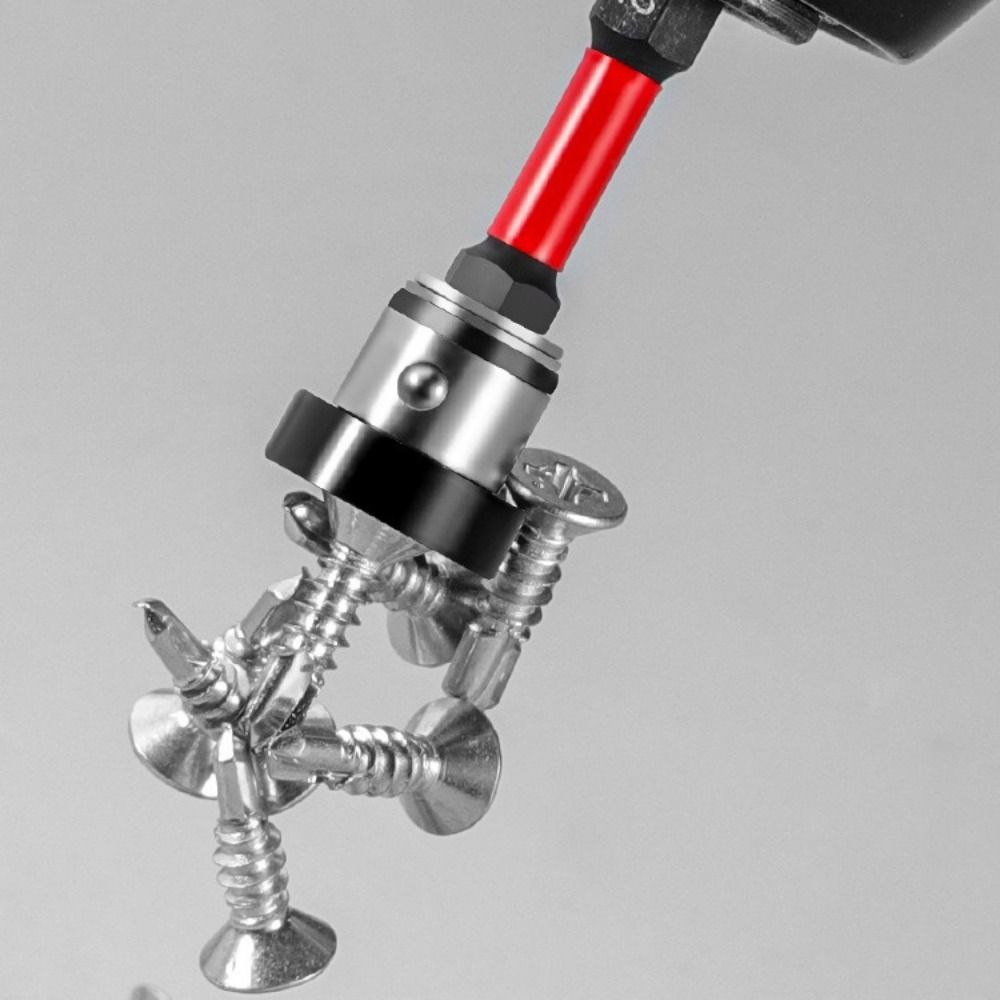 5pcs Anti-Slip Magnetic Screwdriver Bit Positioning Drill Bit Set  Electric Screwdriver