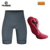 Womens High-Waisted Breathable Cycling Shorts With Double Arrow Design Slim Fit Sport