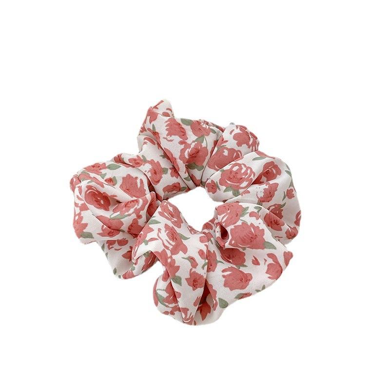 Fresh and Light Fabric Flower-shaped Hairband Hair Accessory for Women with Ponytail. Elastic and Durable Large Hairband.