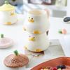 Ceramic Mug with Lid Cute Cartoon Hat Duck Mug Household Coffee Cup Breakfast Milk Cup Beautiful Water Cup