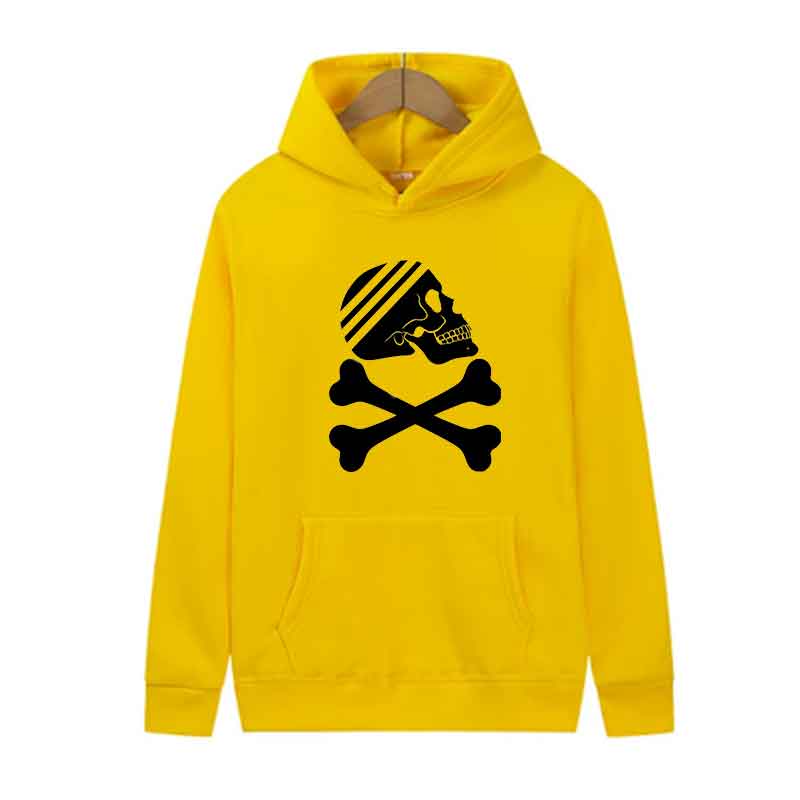 Autumn Print Sports Jogging Hoodie Hip Hop Daily Fashion Trends Tops Men Casual Streetwear Blue Pullover Spring Unisex Clothing