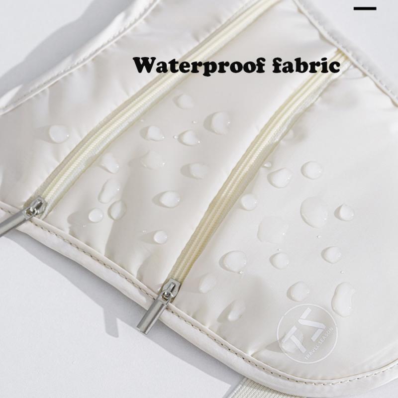 Diebstahlsichere Sport-Hüfttasche, wasserdicht, leicht, für Laufen, große Kapazität, verstellbarer Riemen, unsichtbare Gürteltasche für Reisen