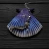 Halloween Gothic Skull Necklace Punk Skull Jewelry Mermaid Skull Fish Tail Pendant Punk Fashion Necklace Earring Keychain Gift