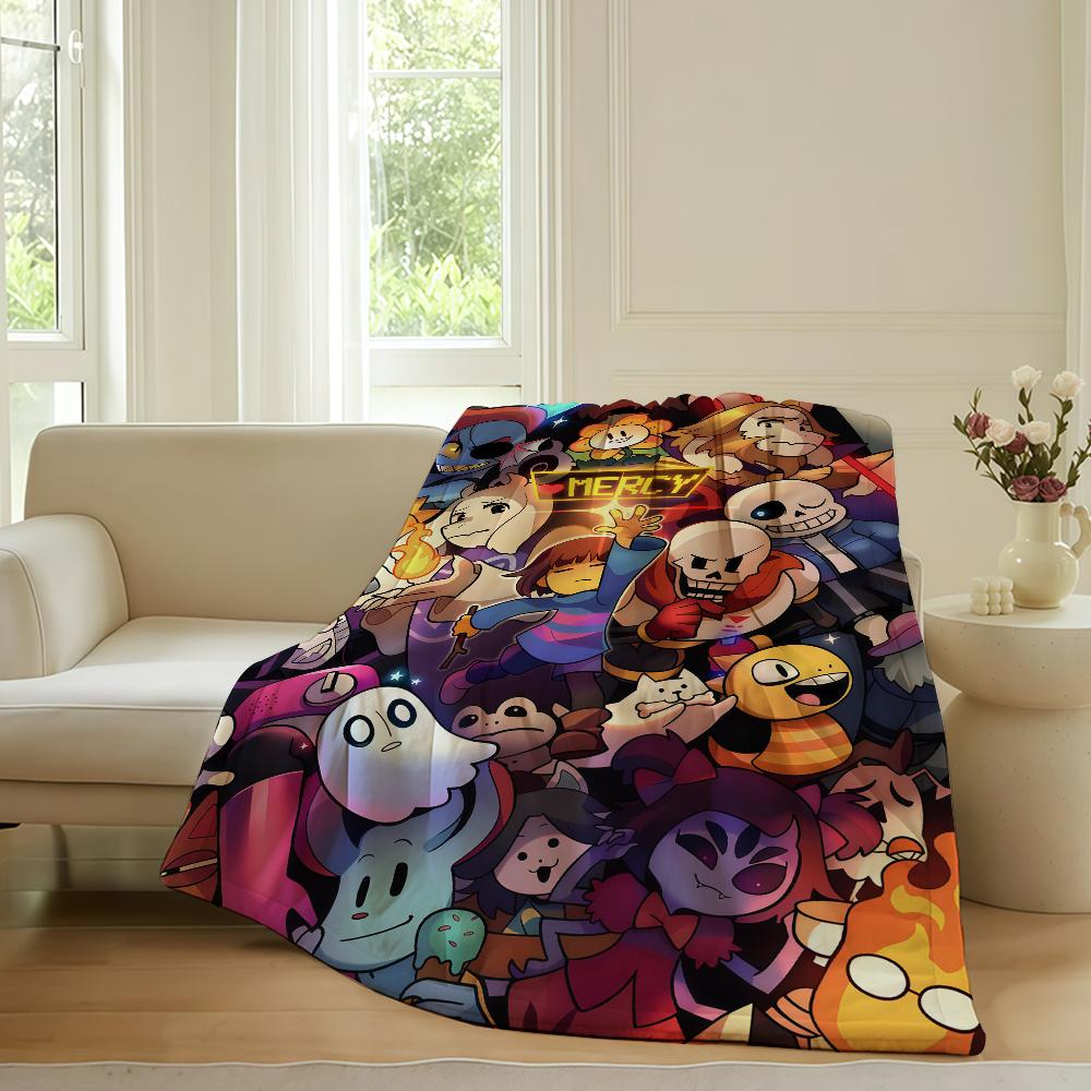 Adventure game u Undertale Blanket For Sofa Office Bed Plane Travel Sleep Read Relax Camping Soft And Warm