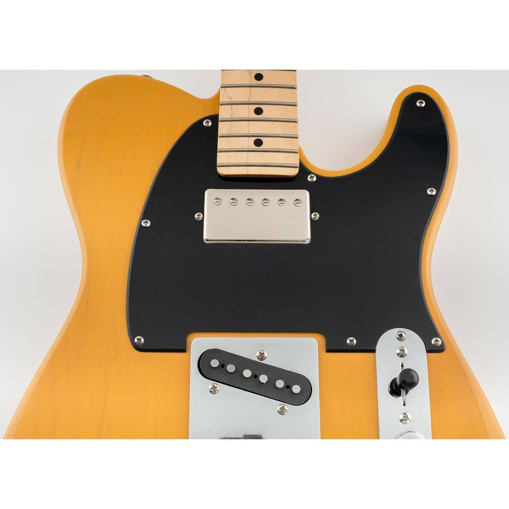 Musiclily TL Humbucker PU Telecaster Pickguard for Fender USA/Mexico Standard Tele Electric Guitars, 1-Piece Black