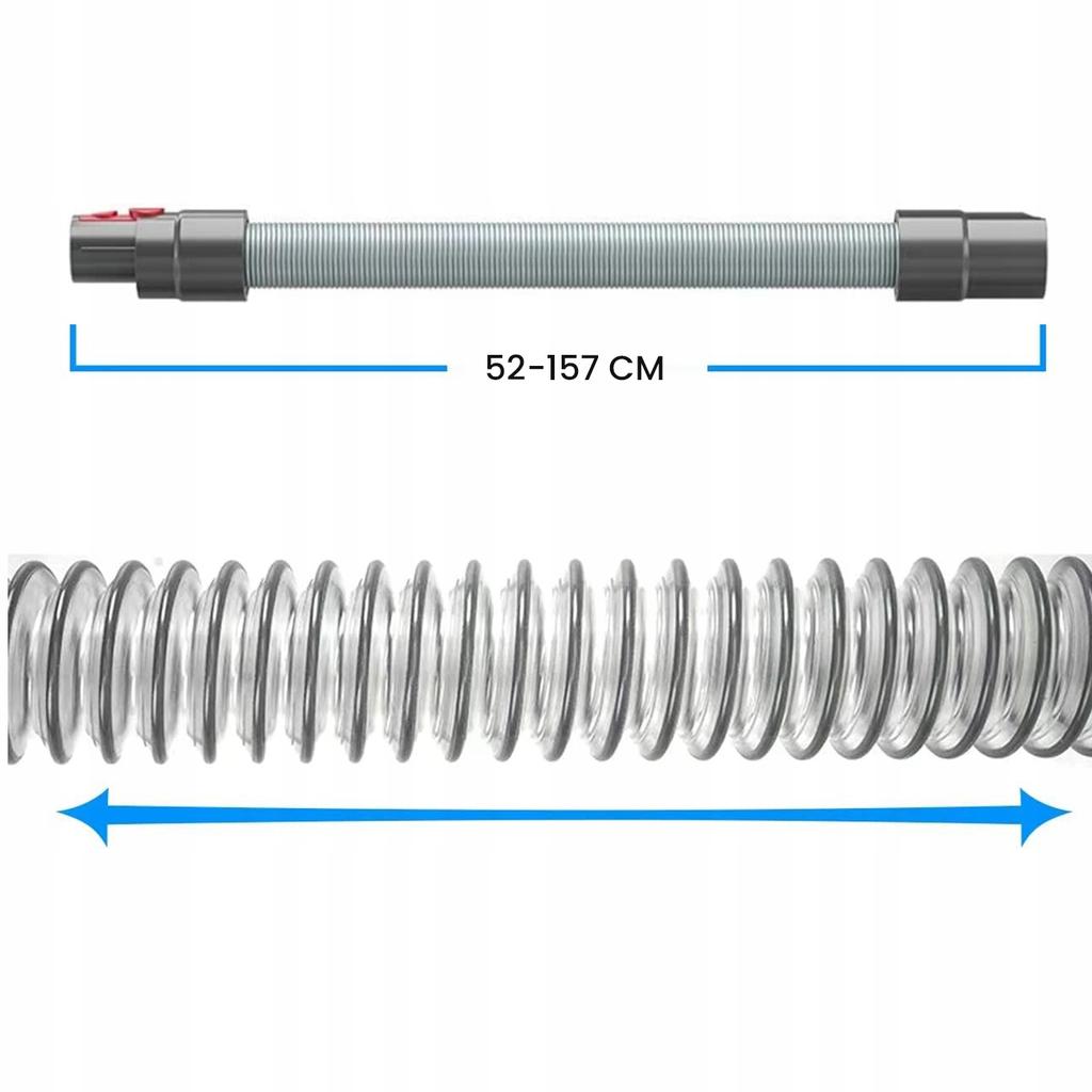 Wąż Rura Przedłużka Elastyczna Do Odkurzacza Dyson V7 V8 V10 V11 V15 157Cm