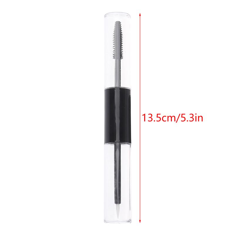 Double-Ended Empty Mascara Tube Eyeliner Lip Gloss Tubes With Wand Applicator Eyelash Cream Container Plastic Lipstick Lip Balm