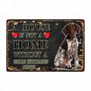 A House Is Not A Home Without A Dog Plaque, Vintage Metal Tin Signs, Bar, Cafe, Home Decor, Springer Spaniel, Wall Art Poster