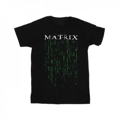 Pánské tričko Matrix Green Code