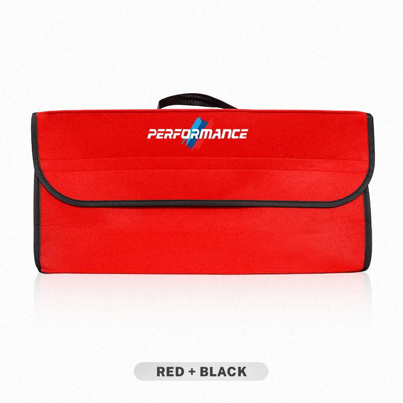 Felt Car Trunk Organizer Foldable Storage Box Cargo Stickers For BMW iX1 I7 F07 F48 F39 F34 F40 F45 F46 G30 G20 G32 E70 E71 E66