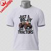Unisexs Funny GerUnisex Tractor TShirt with Du Fährst SUV 100 Cotton Short Sleeve Casual Humor Style Outdoor Sports Tshirt