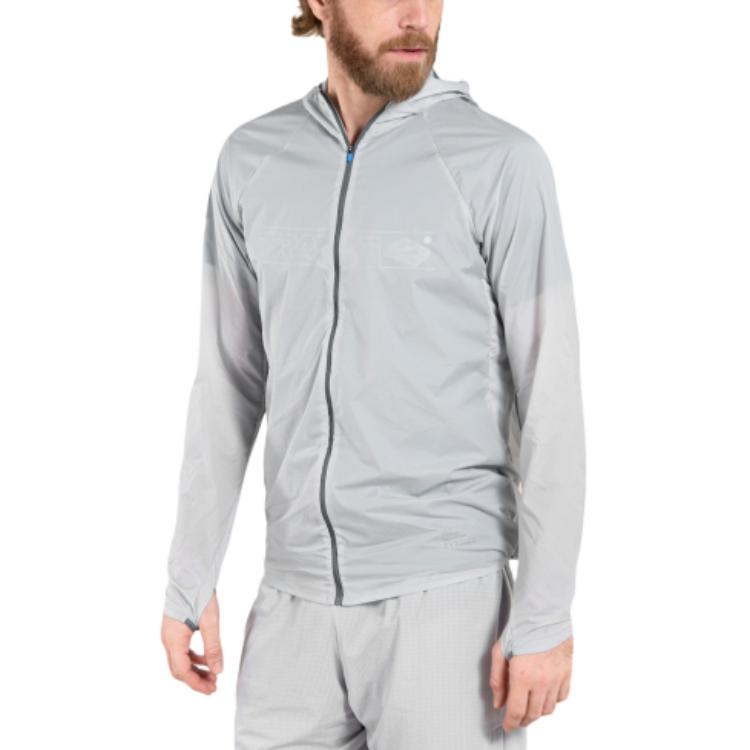 DECATHLON EVADICT Windproof Waterproof Breathable Jacket Men's Silver Grey