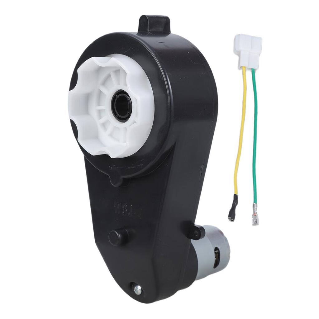 High Power 24V Electric Motor Gearbox For Kids Off Road Cars Enhanced Terrain Performance Durable Plastic Copper Construction