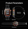 2025 New Men's Smart Watch Bluetooth Call 1100mAh Large Battery 60 days standby time 2.01 inch Screen IP68 Waterproof Motion Tracker
