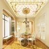 Photo Wall Paper European Style Gold Pattern Ceiling Murals Hotel Restaurant Living Room Luxury Wallpaper