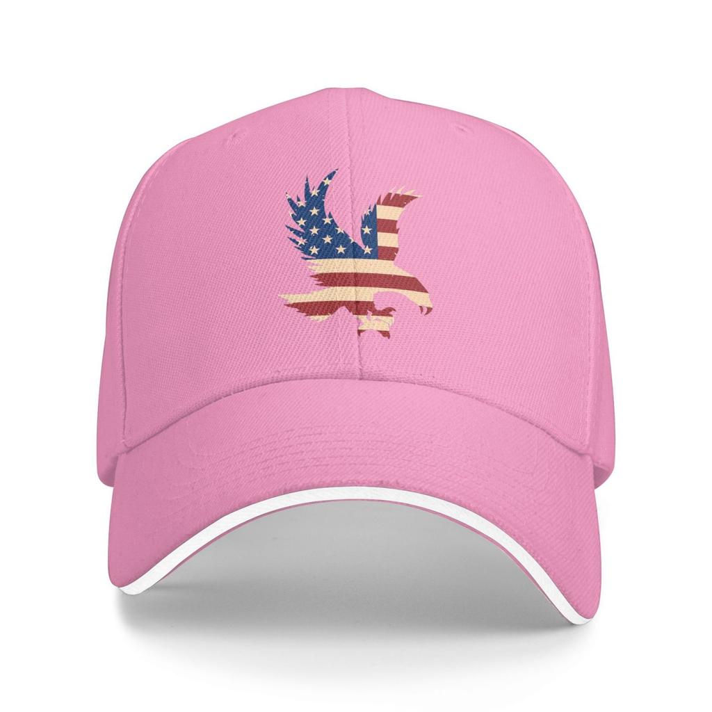 American Eagle Print Baseball Caps Unisex Adjustable Sandwich Hat Vintage Outdoor Summer Travel Sun Snapback Cap Dropshipping