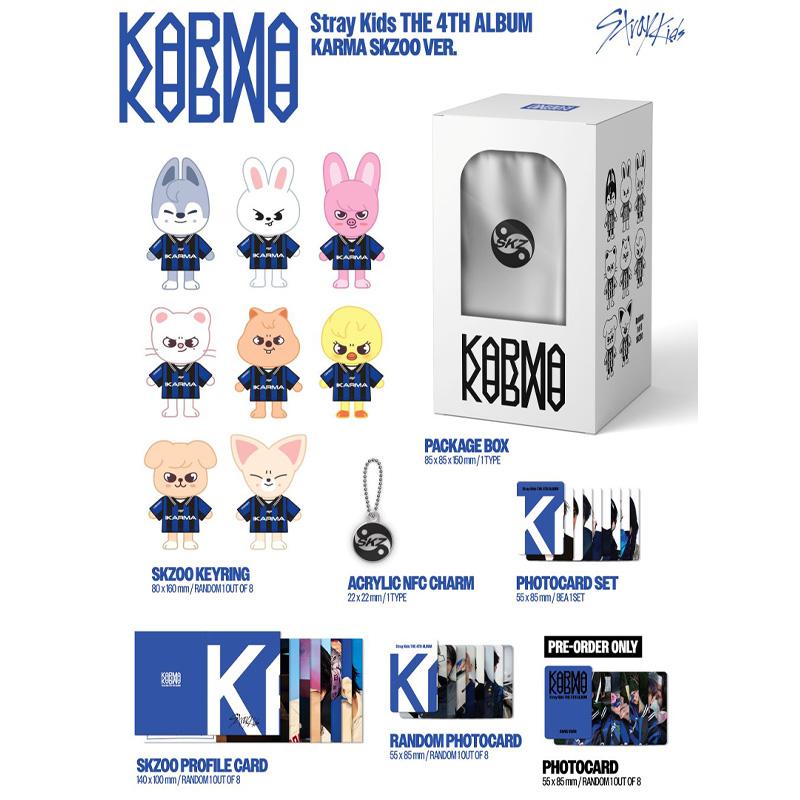 [VORBESTELLUNG] Stray Kids – 4. Album ‘KARMA’ (SKZOO VER.)
