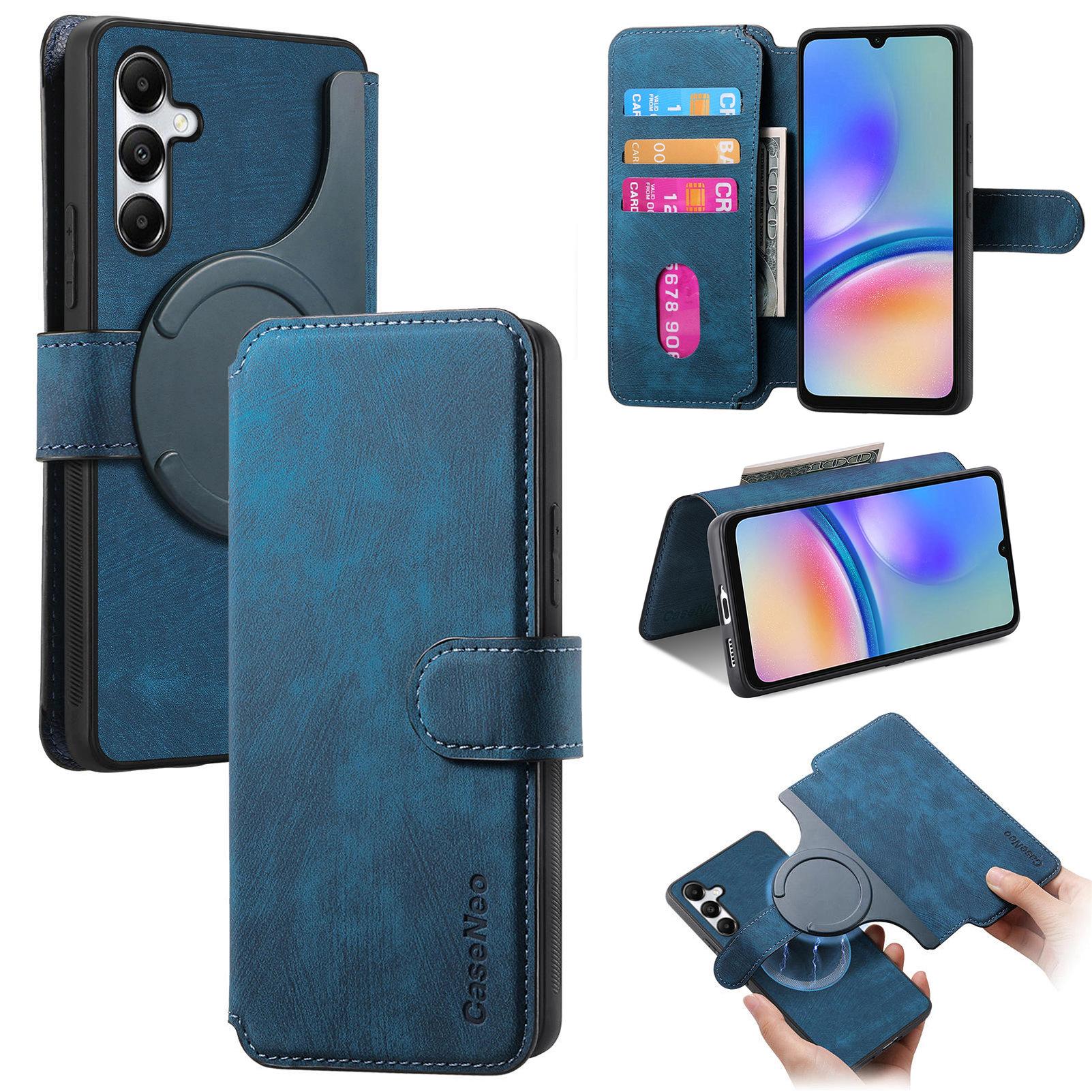 

For Samsung Galaxy A05s 4G Magnetic Case CASENEO Detachable Leather Phone Wallet Cover C