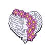 Creative Organ Series Brooch: Heart, Rib, Kidney Cartoon Metal Badge