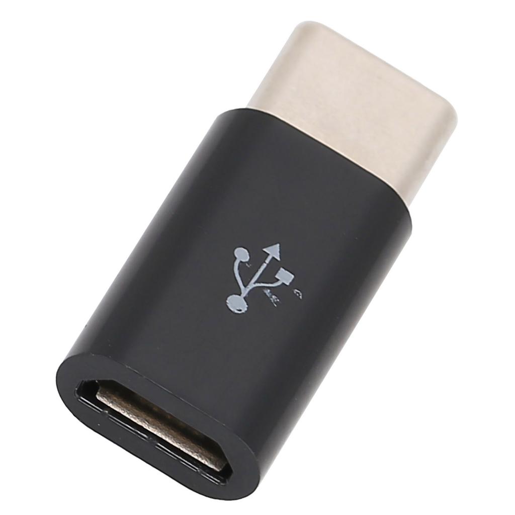 ABS   USB to TypeC Transfer Adapter Convert Plug and Play Connector Fast Charging(White(  Sign) )